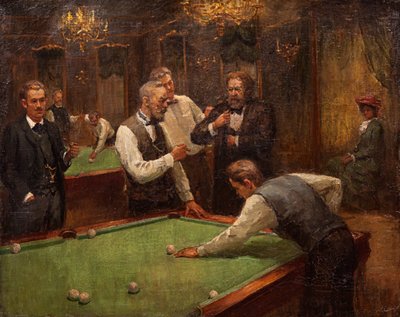 Billardspieler von Ilya Savvich Galkin