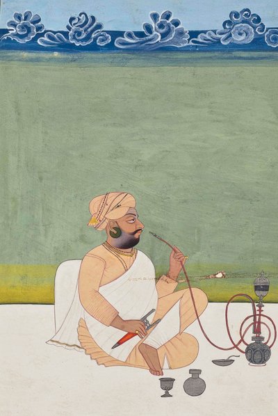 Porträt eines Khanphata-Yogi, ca. 1800 von Indian School