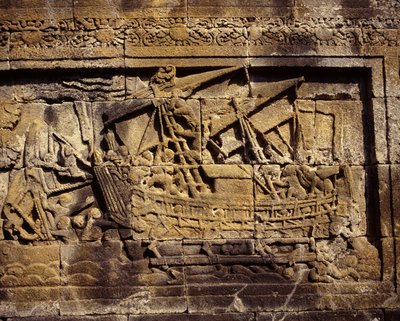 Relief von Indonesian School
