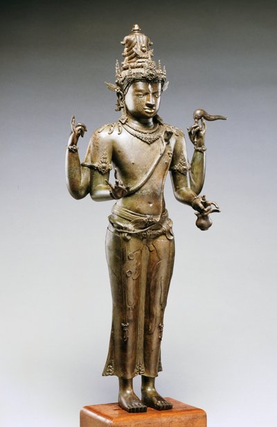 Shiva Mahadeva (Bronze, Gold & Silber) von Indonesian School
