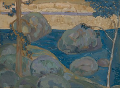Landschaft mit Felsen von Iosiph Solomonovich Shkolnik
