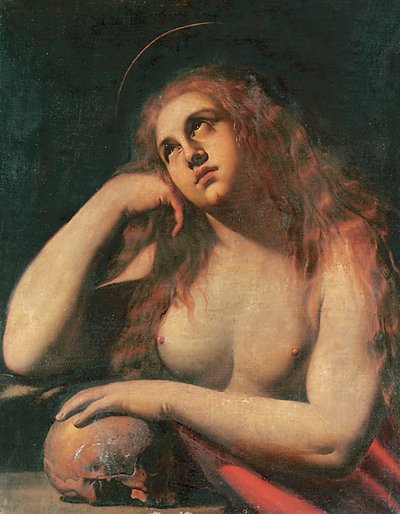 Die reuige Magdalena von Ippolito Borghese