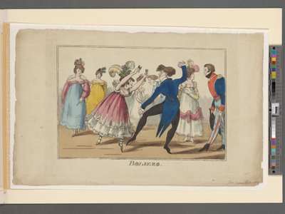Boliero, ca. 1800-09 von Irish School