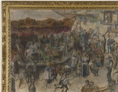 Karussell in Amsterdam von Isaac Israels