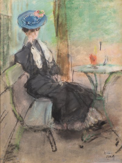 In einem Pariser Café von Isaac Israels