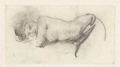 Liegender weiblicher Akt von Isaac Israels