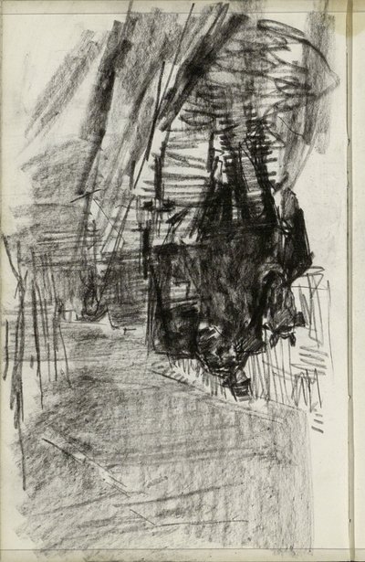 Kutschen auf der Straße von Isaac Israels
