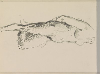 Stehender weiblicher Akt von Isaac Israels