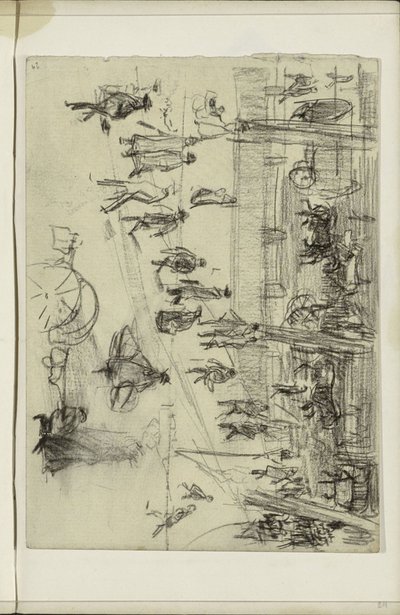 Wandernde Figuren von Isaac Israels