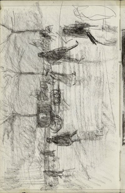 Wandelnde Figuren und ein Wagen von Isaac Israels