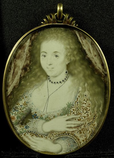 Arabella Stuart, ca. 1590-1615 von Isaac Oliver
