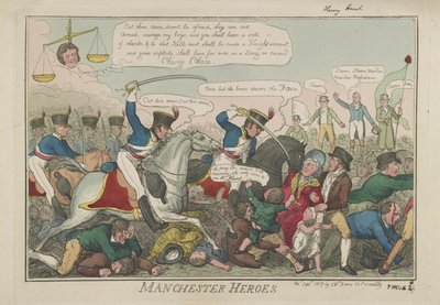 Manchester-Helden, 1819 von Isaac Robert Cruikshank
