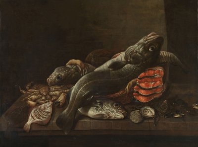 Stillleben mit Fisch von Isaac van Duynen