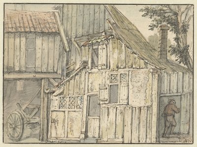 Fassade eines Bauernhauses von Isaac van Ostade