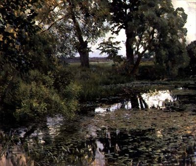 Der überwucherte Teich von Isaak Ilyich Levitan