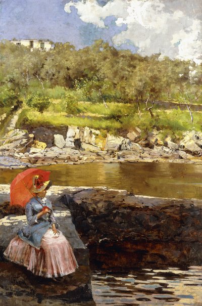 Der rote Sonnenschirm von Isidoro Farina