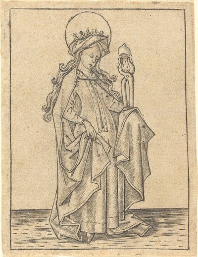 Heilige Agatha von Israhel van Meckenem