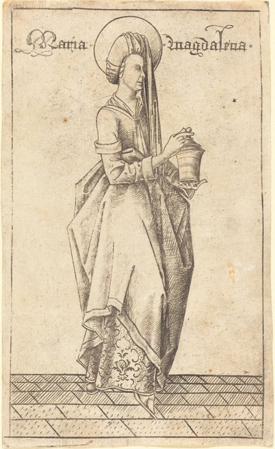 Heilige Maria Magdalena von Israhel van Meckenem