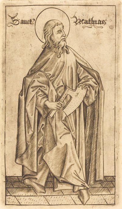 Heiliger Matthias von Israhel van Meckenem
