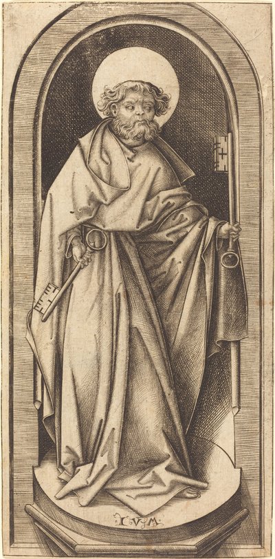 Heiliger Petrus von Israhel van Meckenem