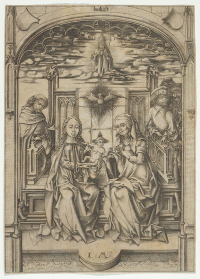 Die Heilige Familie mit St. Anna von Israhel van Meckenem