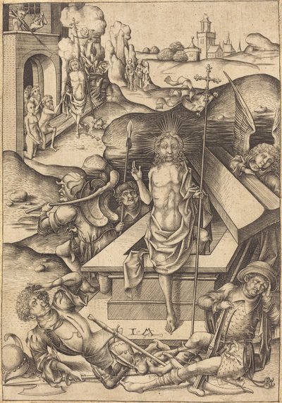 Die Auferstehung von Israhel van Meckenem