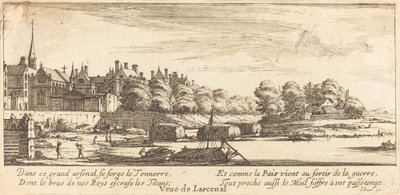 Ansicht von Larcenal von Israël Silvestre