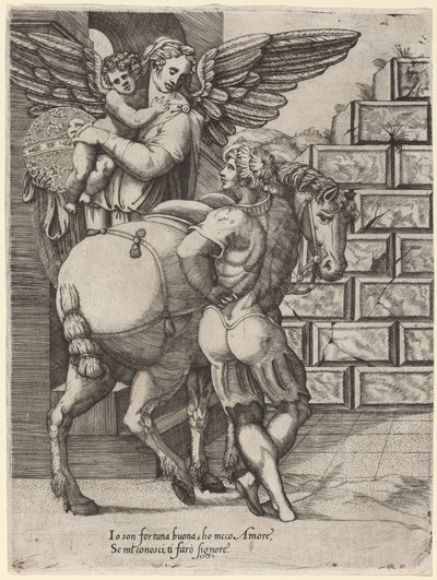 Allegorie des Glücks von Italian 16th Century