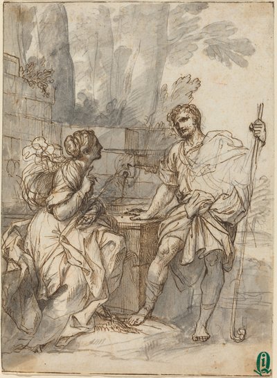 Pastorale Szene von Italian 18th Century