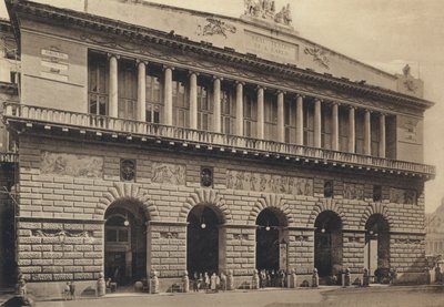 Neapel: Fassade des Teatro S Carlo von Italian Photographer