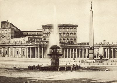 Petersplatz und Vatikanpalast von Italian Photographer