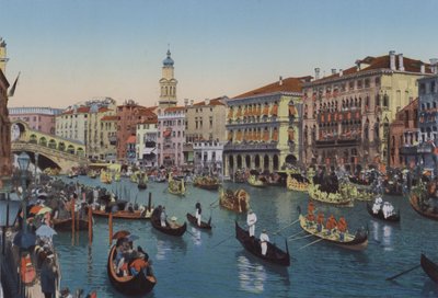 Venedig, Regatten auf dem Canal Grande von Italian Photographer