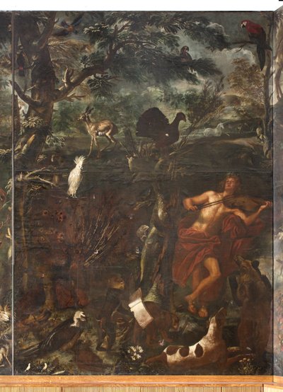 Tiere, Mythos von Orpheus (Detail) von Italian School