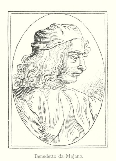 Benedetto da Maiano (Gravur) von Italian School