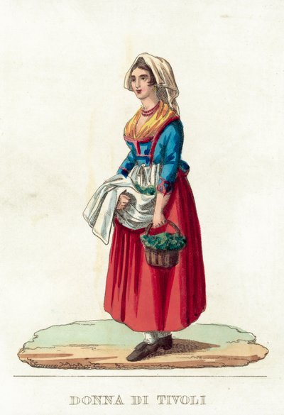 Frau von Tivoli von Italian School