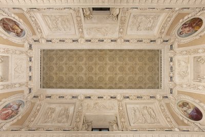 Vier Jahreszeiten und Decke von Italian School