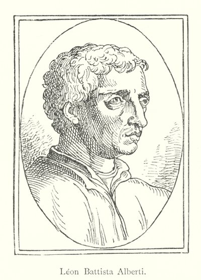 Leon Battista Alberti (Gravur) von Italian School