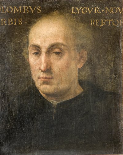 Porträt von Cristoforo Colombo, ca. 1516 von Italian School