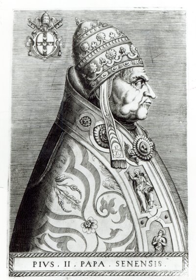 Porträt von Papst Pius II von Italian School