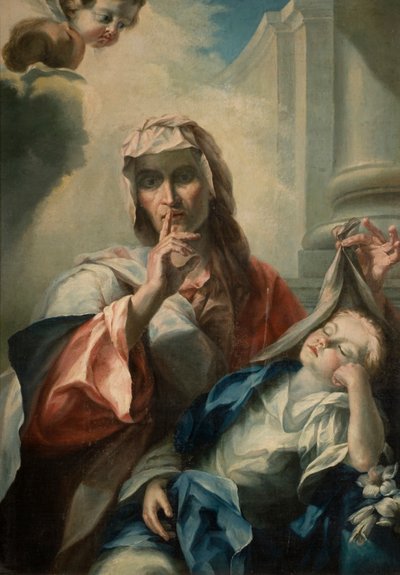 St. Anna und die junge Jungfrau von Italian School