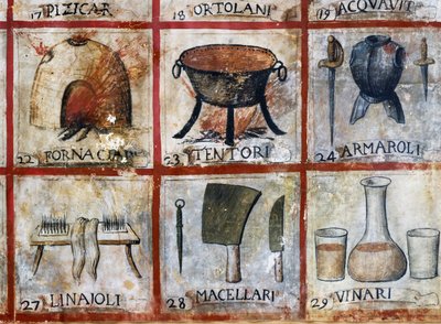 Symbole der Orvieto-Kunst von Italian School