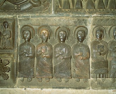 Die Apostel, vorromanisches Relief von Italian School