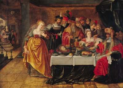 Das Fest des Herodes von Italian School
