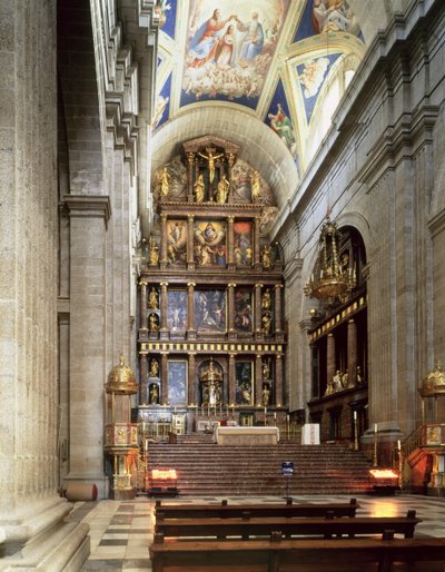 Der Hochaltar in der Basilika von Italian School