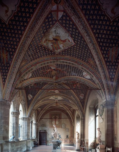 Blick auf das Loggiato von Italian School