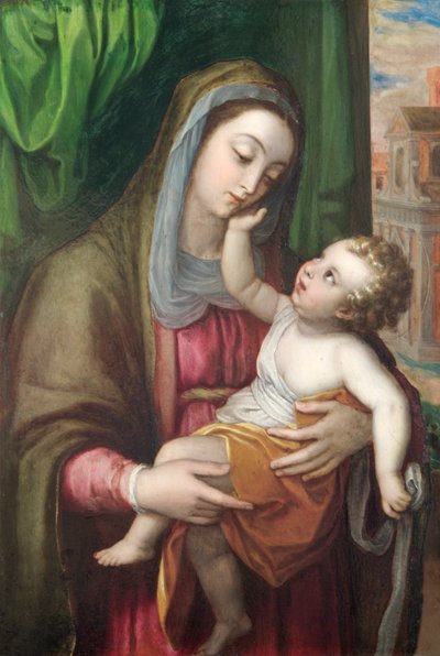 Jungfrau und Kind, ca. 1600 von Italian School