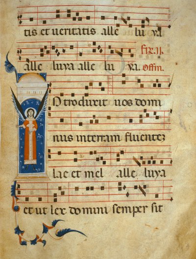 fol 4v. Graduale, ca. 1260 von Italian School