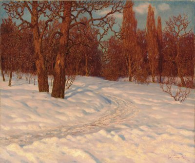 Winterlandschaft bei Dämmerung von Ivan Fedorovich Choultse