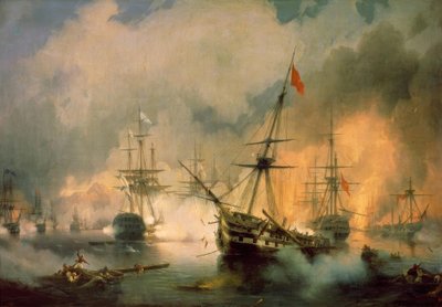 Die Schlacht bei Navarino von Ivan Konstantinovich Aivazovsky