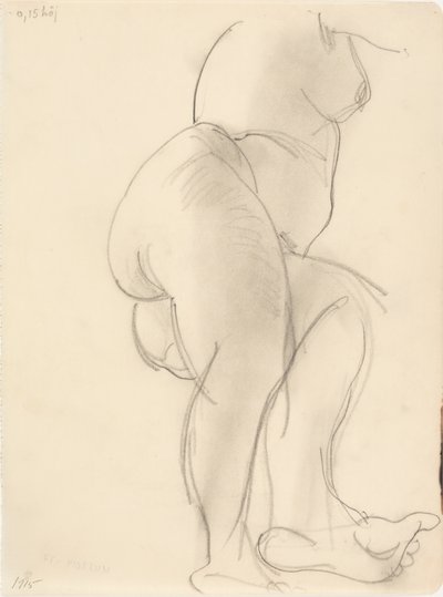 Weibliches Modell, liegend von J.A. Jerichau